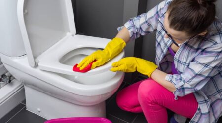 Home remedies to help unclog and clean a toilet