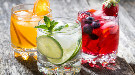 Refreshing beverage types and healthy recipes